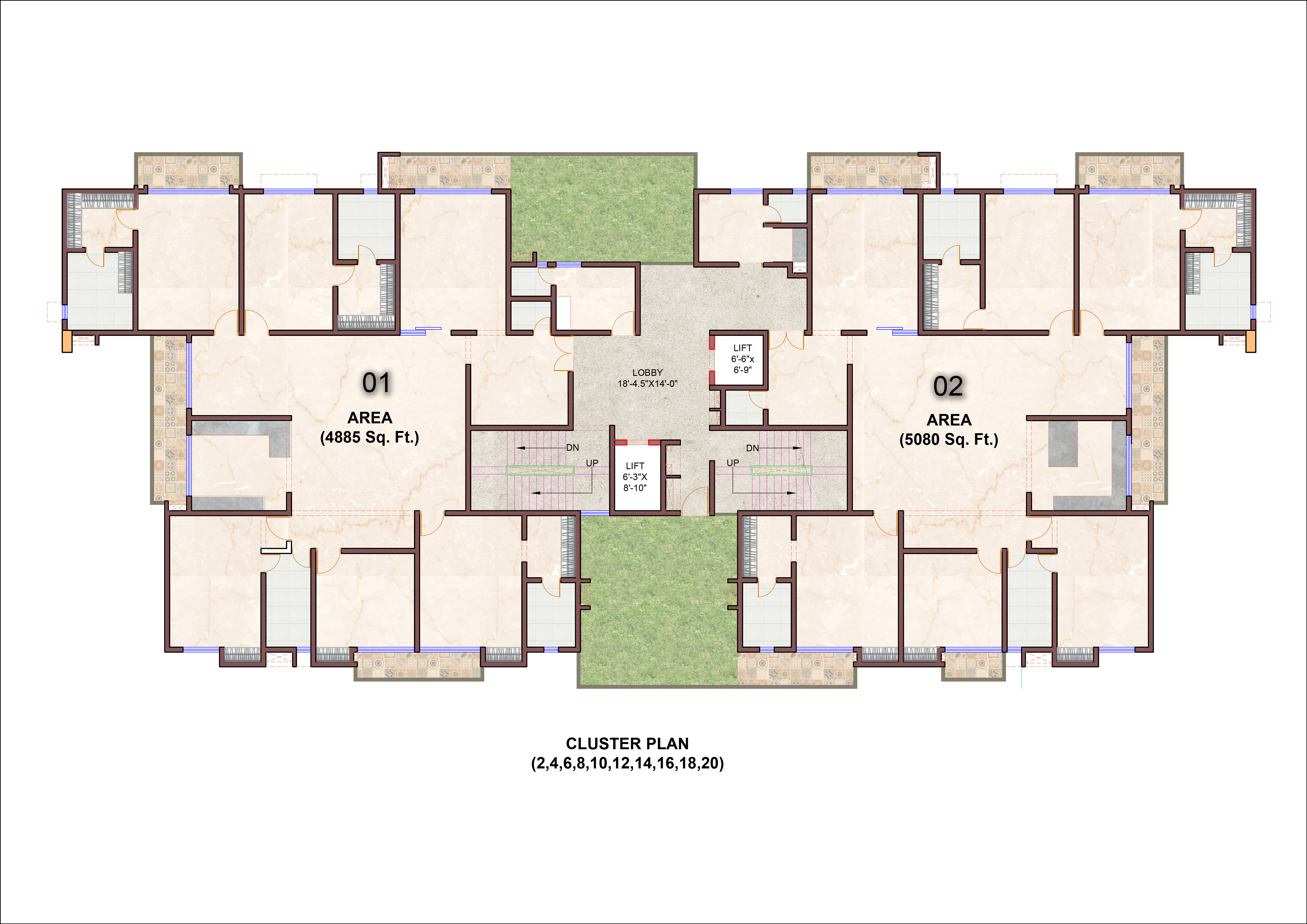 Urbanac Sky Mansion Lucknow price